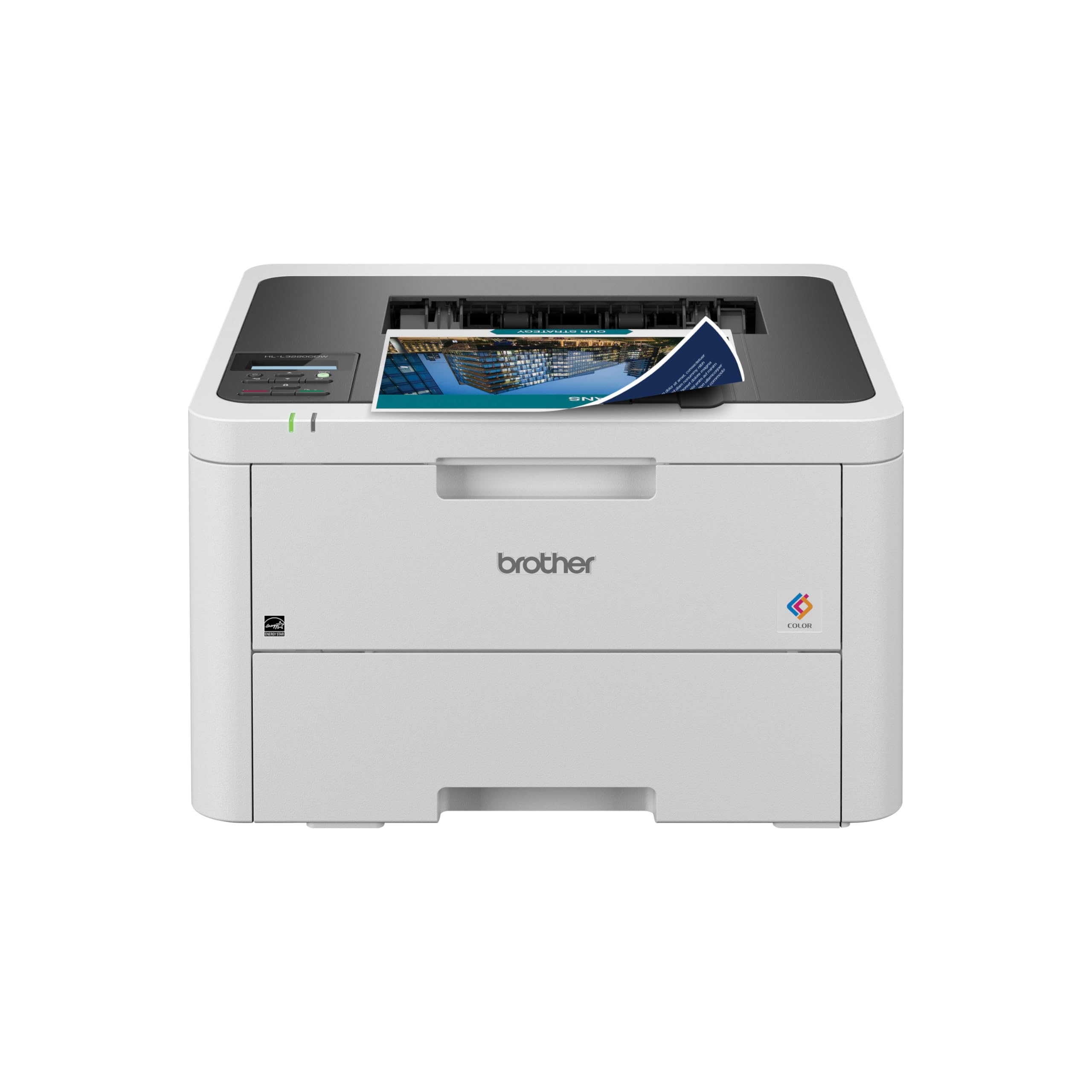 Brother Color Laser Printer with Wireless Printing Fast 19 PPM Output, Duplex Fe