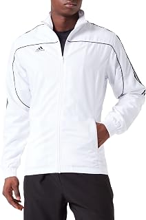 Adidas Tracksuit Jacket, Top, Leisurewear, Post-And Pre-Training, Zipper Pockets, Elasticated Wrists. Gym, Exercise, Jogging, For Men, Women, Children