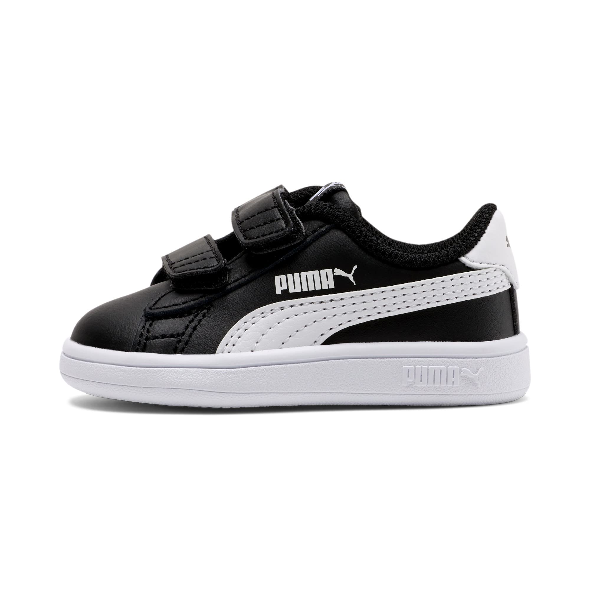 PUMA Smash 3.0 Kid's Leather Easy-Close Sneakers
