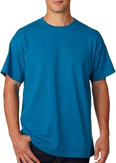 Gildan Men's Ultra Cotton Crew Neck Short Sleeved T Shirt Top Classic Item Men's