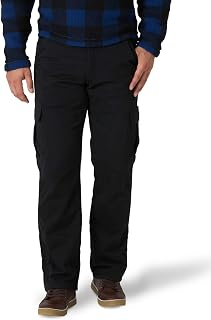 Wrangler Authentics Mens Fleece-Lined Cargo Pant