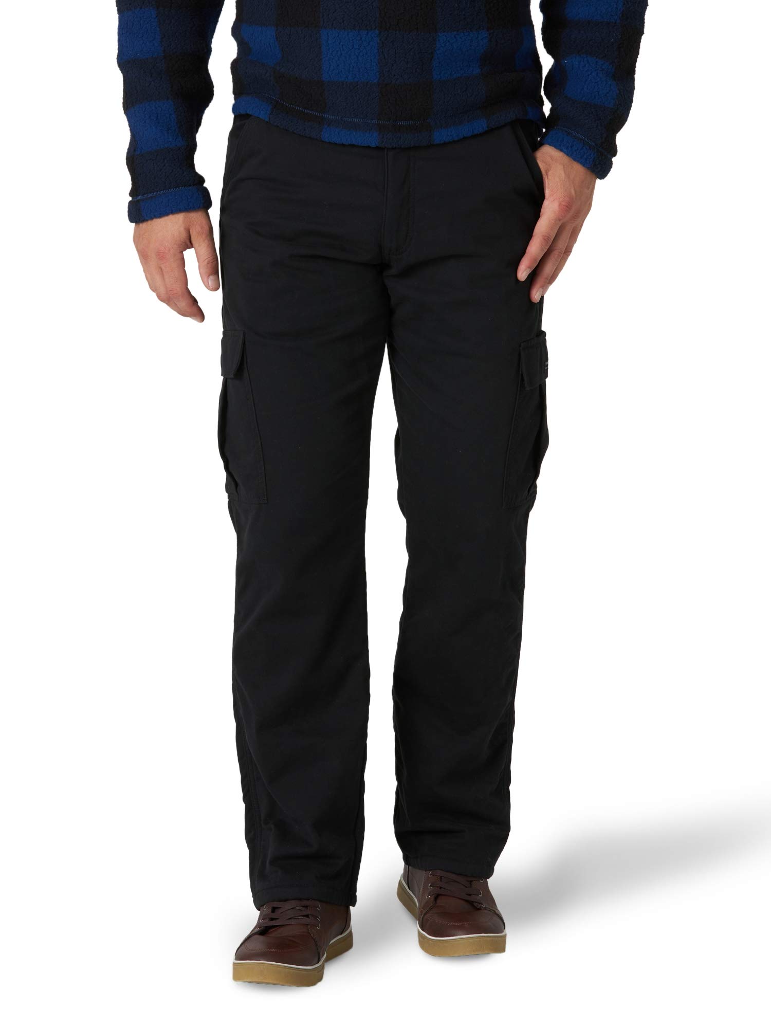 Wrangler Authentics Mens Fleece-Lined Cargo Pant
