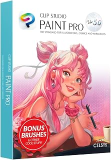 CLIP STUDIO PAINT PRO - Version 5 | Perpetual License | for Windows and macOS