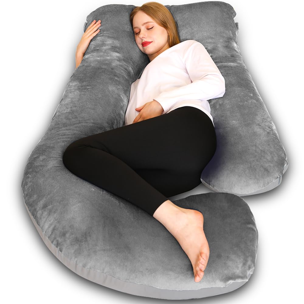 Chilling Home Pregnancy Pillow, Maternity Pillow for Pregnant Women,Velvet | Com