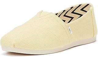 TOMS Women's Recycled Cotton Canvas Espadrille Flat Loafers