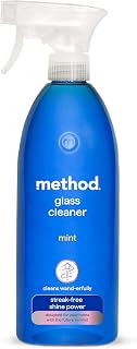 Method Glass Cleaner Spray, Mint, Windows & Mirrors, 828ml