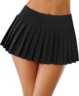 Avidlove Skirts for Women Y2K Casual Pleated Mini Skirt Cheer Pleated Short Skirt