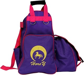 YIJU Portable Equestrian Backpack Horse Riding Helmet Bag Waterproof Oxford Cloth Daypack Camping