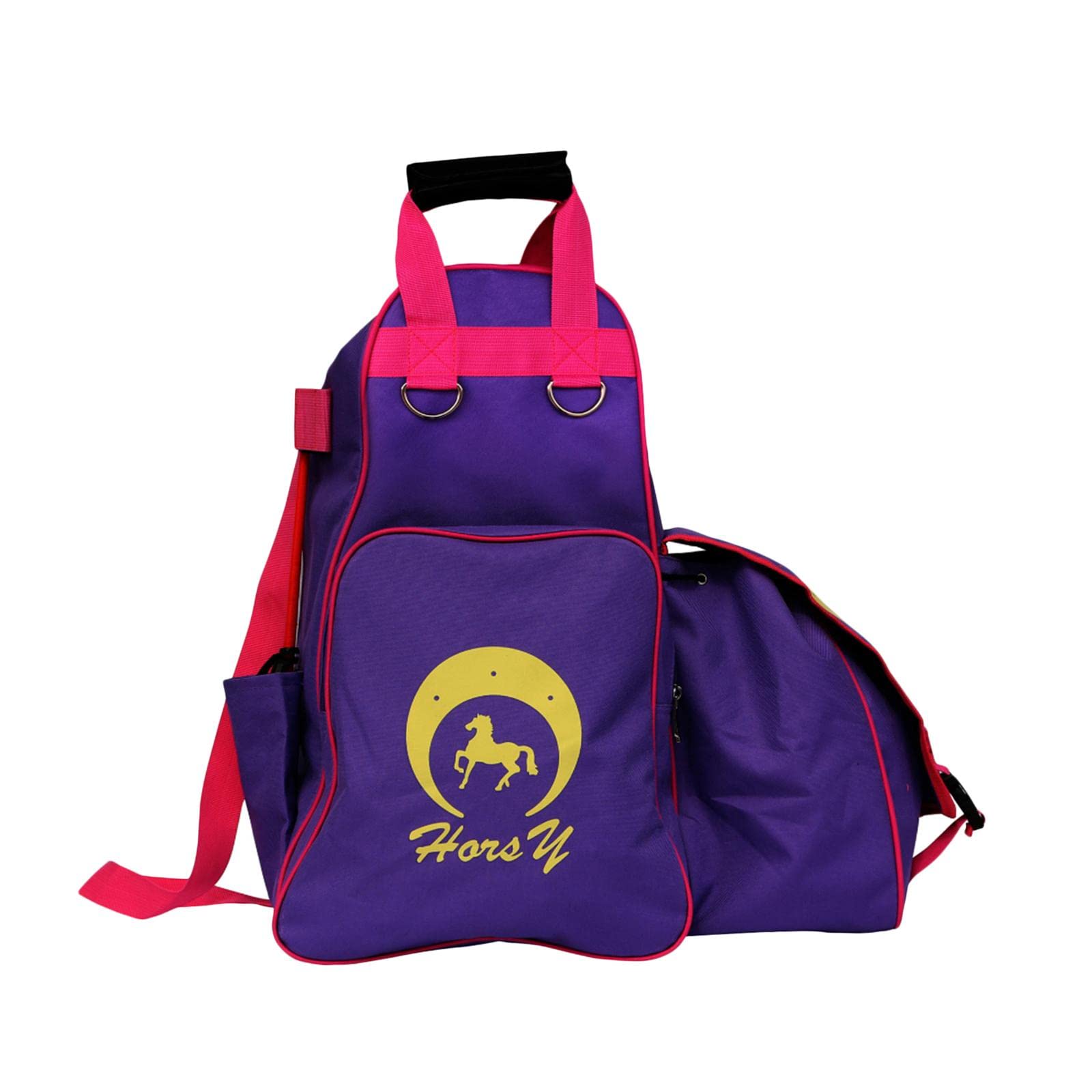 YIJU Portable Equestrian Backpack Horse Riding Helmet Bag Waterproof Oxford Clot