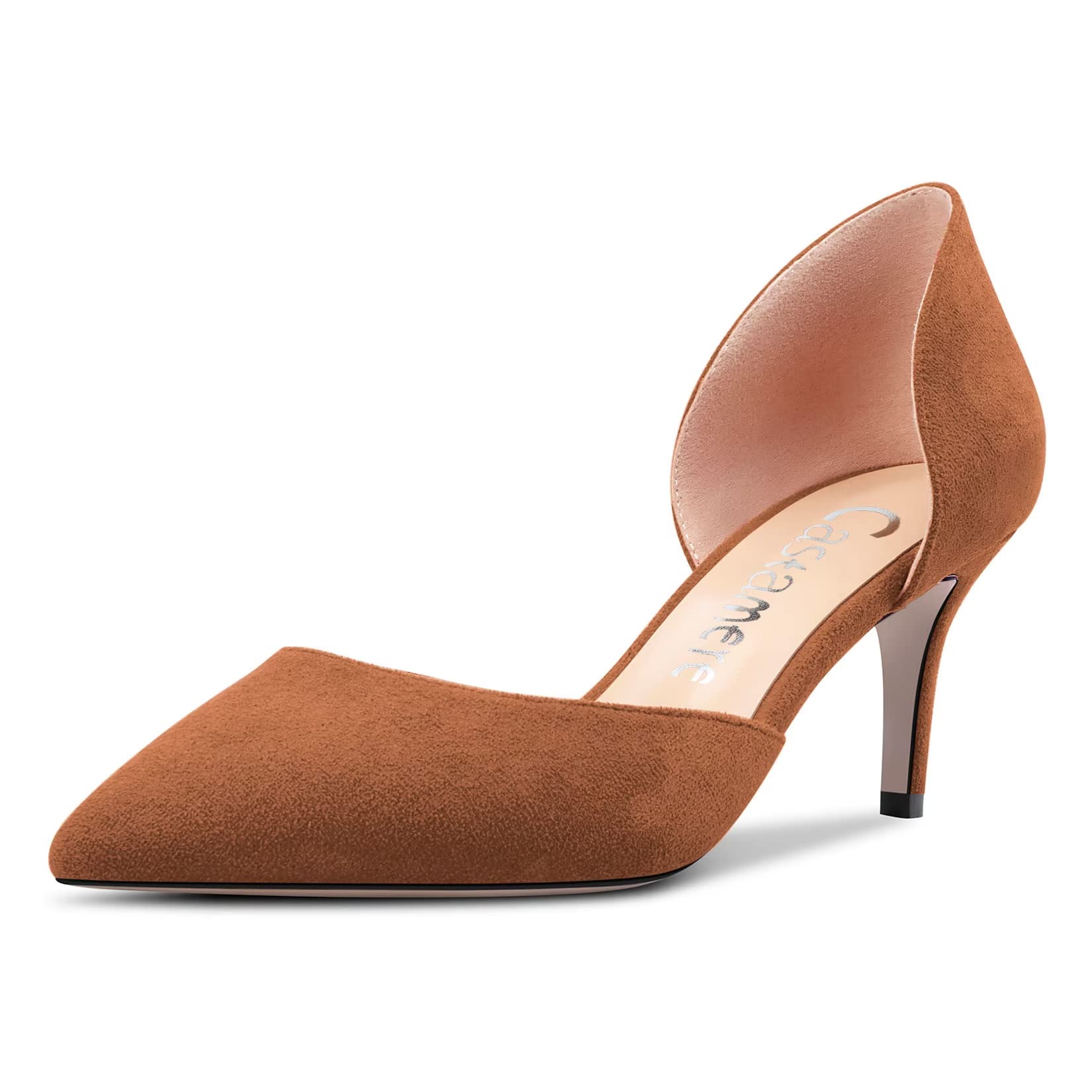 Castamere Women's Needle Medium Pointed Toe Pumps Two-Piece Slip-on Office Class