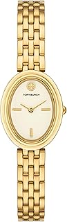 Tory Burch Women's Oval Stainless Steel Two-Hand Watch