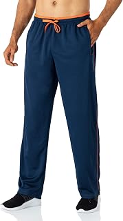 Butrends Men's Joggers Sweatpants Lightweight Running Trousers with Zip Pockets Elasticated Waist Sports Pants Open Bottoms Tracksuit