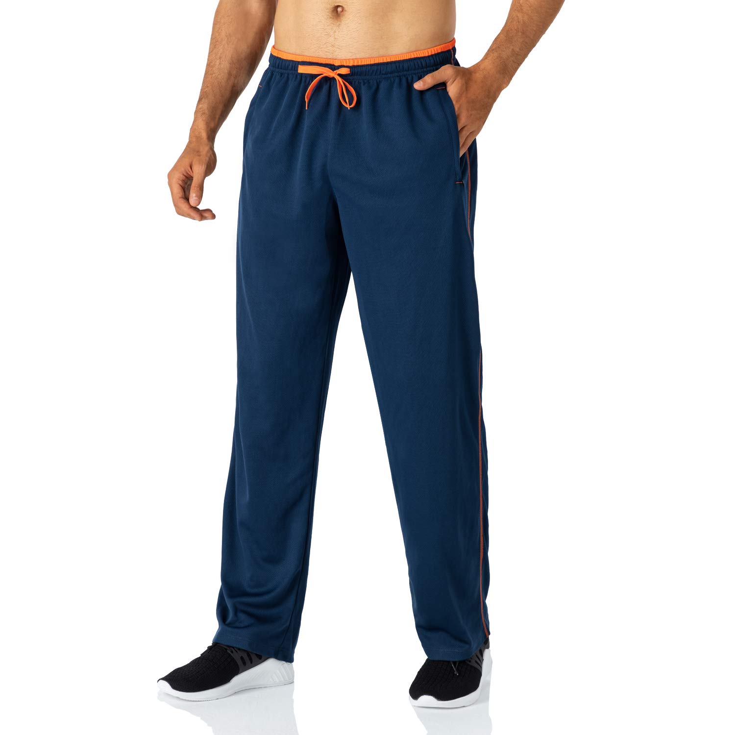 Butrends Men's Joggers Sweatpants Lightweight Running Trousers with Zip Pockets 