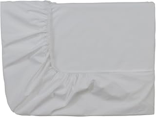 ESSIX Royal Line Fitted Sheet, Cotton, Pearl Grey, 90 x 190 cm