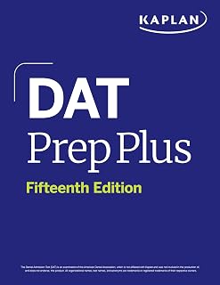 DAT Prep Plus, Fifteenth Edition (2026): Includes 12 Pages of Full Color Study Sheets + Online Access to 2 Full Length Practice Tests + 600+ Practice Questions (Kaplan Test Prep)