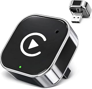 2026 Upgraded Wireless CarPlay Adapter for iPhone, 2 in 1 Android Auto/Carplay Adapter, Mini Size Plug & Play USB/USB-C Wired to Wireless Auto Reconnect Car Play for iPhone and Android