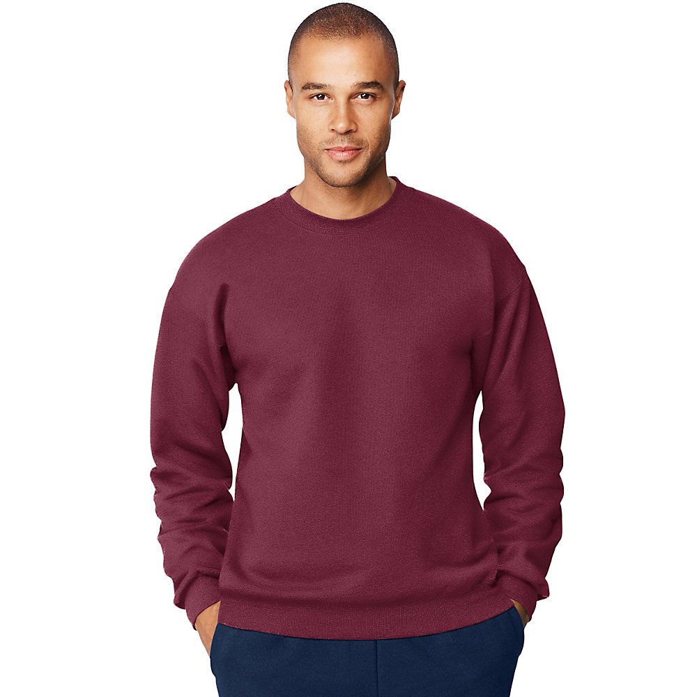 Hanes Ultimate Men's Heavy Cotton Fleece Sweatshirt