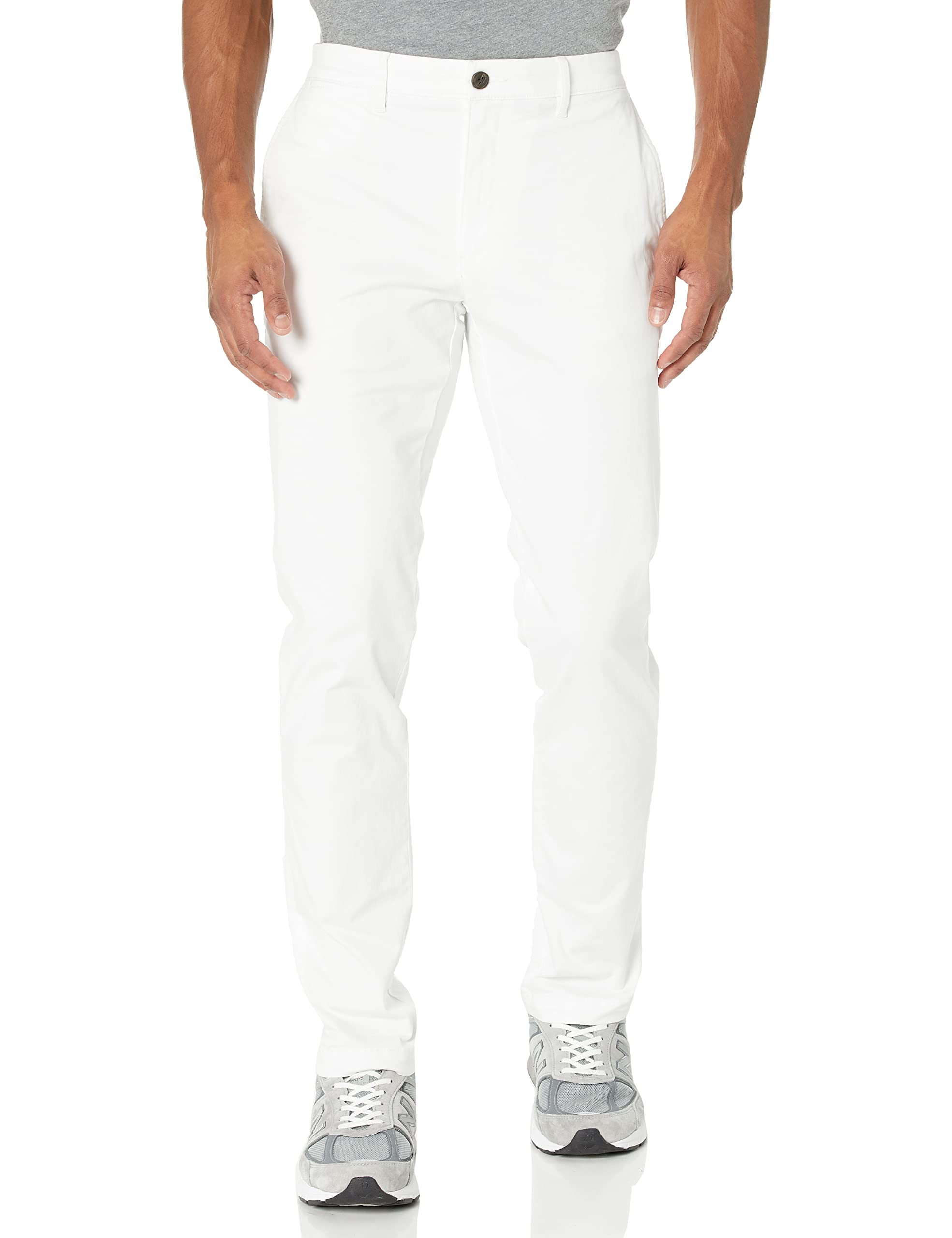 Amazon Essentials Herren Chinohose, Komfortabler, Gewaschener Stretch, Skinny-Pa