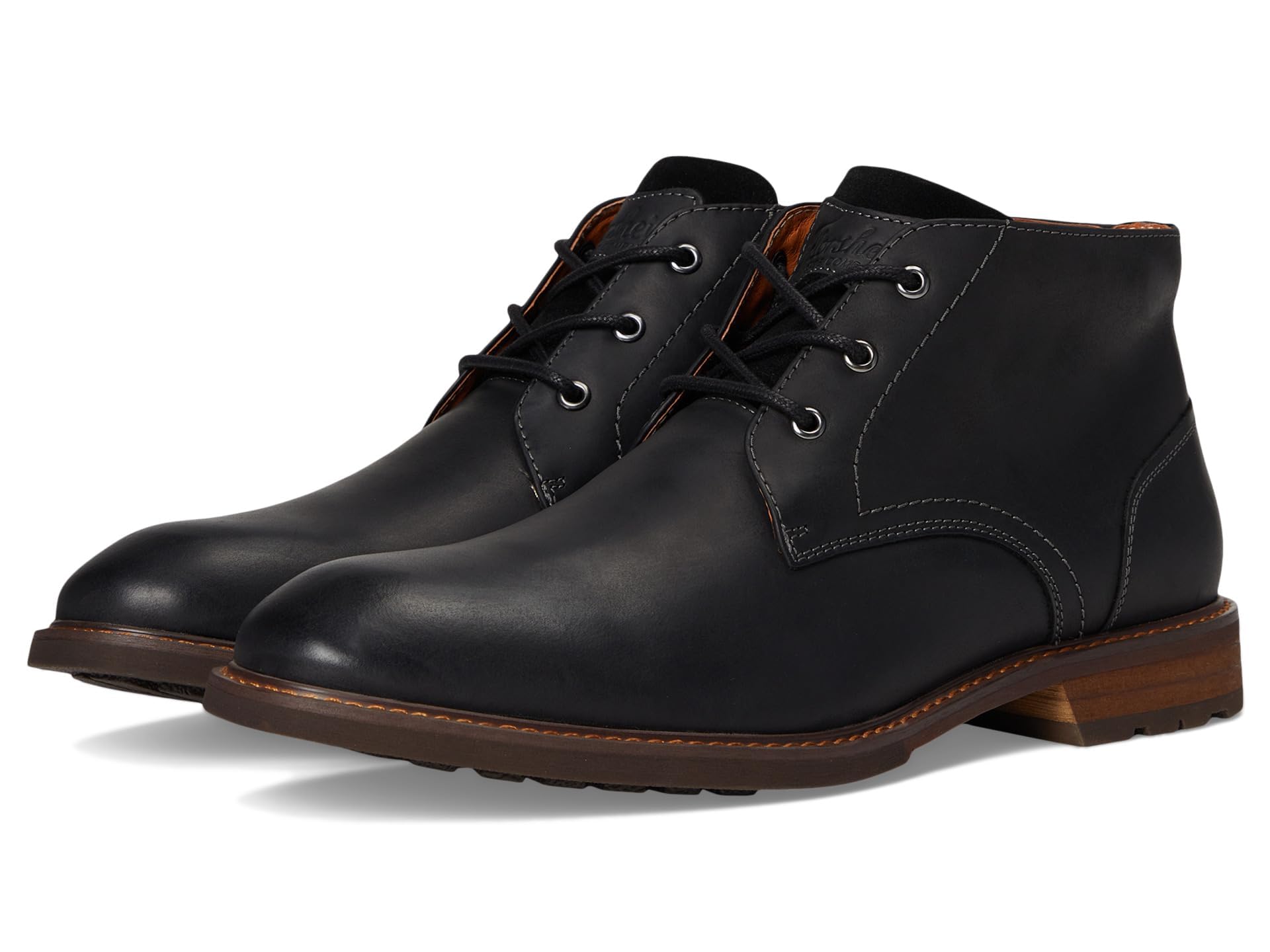 Florsheim Lodge Plain Toe 3-Eye Chukka Boots, Scarpe Uomo