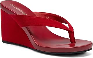 Coutgo Sandalias de tacón de cuña para mujer, sandalias de plataforma para verano, zapatos de playa
