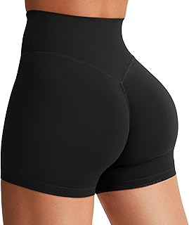 YEOREO SoftHue Women's Biker Shorts Workout Hidden Scrunch Gym Shorts | High Waist, Tummy Control, Buttery Soft, No Front Seam, Running Shorts, 3.6" /4.5" / 6"