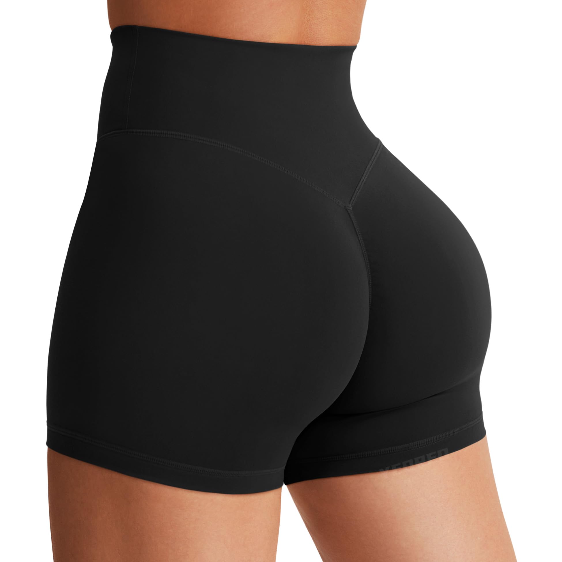 YEOREO SoftHue Women's Biker Shorts Workout Hidden Scrunch Gym Shorts | High Wai