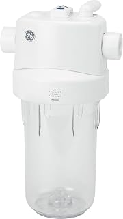GE Whole House Water Filtration System, Reduces Sediment, Rust & More, Install Kit & Accessories Included, Replace Filters (FXHTC, FXHSC) Every 3 Months, GXWH40L