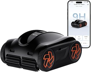 iGarden K Series 9H Robotic Pool Cleaner (Renewed) | 22,000 LPH Suction Power, up to 7,233 sq.ft., Smart Navigation, Touchscreen Control, Smart Parking for Above/Inground Pools