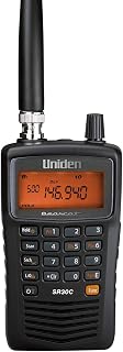 Uniden Bearcat SR30C, Compact Analog Handheld Radio Scanner, 500-Channel | Close Call RF Capture, Turbo Search, PC programable, Quick Search, Memory backup, NASCAR, Racing, Aviation, Marine, Railroad