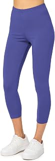 Merry Style MS10-199 Women’s Cotton 3/4 Leggings, Capri Leggings, Capri Sports Leggings