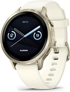 Garmin Venu® 4, Advanced Fitness Smartwatch, 41mm, Bone Silicone | 24/7 Health Monitoring, Advanced Sleep Tracking, Health Status, 80+ Preloaded Sports Apps, Built-In Flashlight