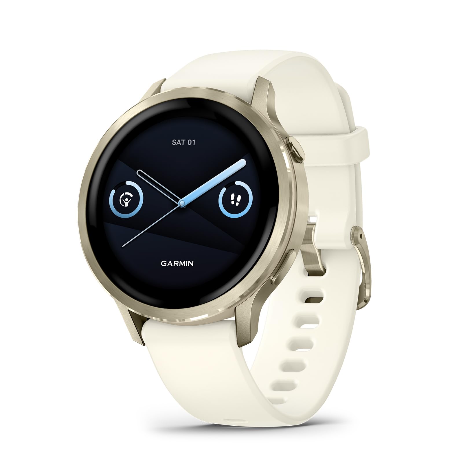 Garmin Venu® 4, Advanced Fitness Smartwatch, 41mm, Bone Silicone | 24/7 Health M