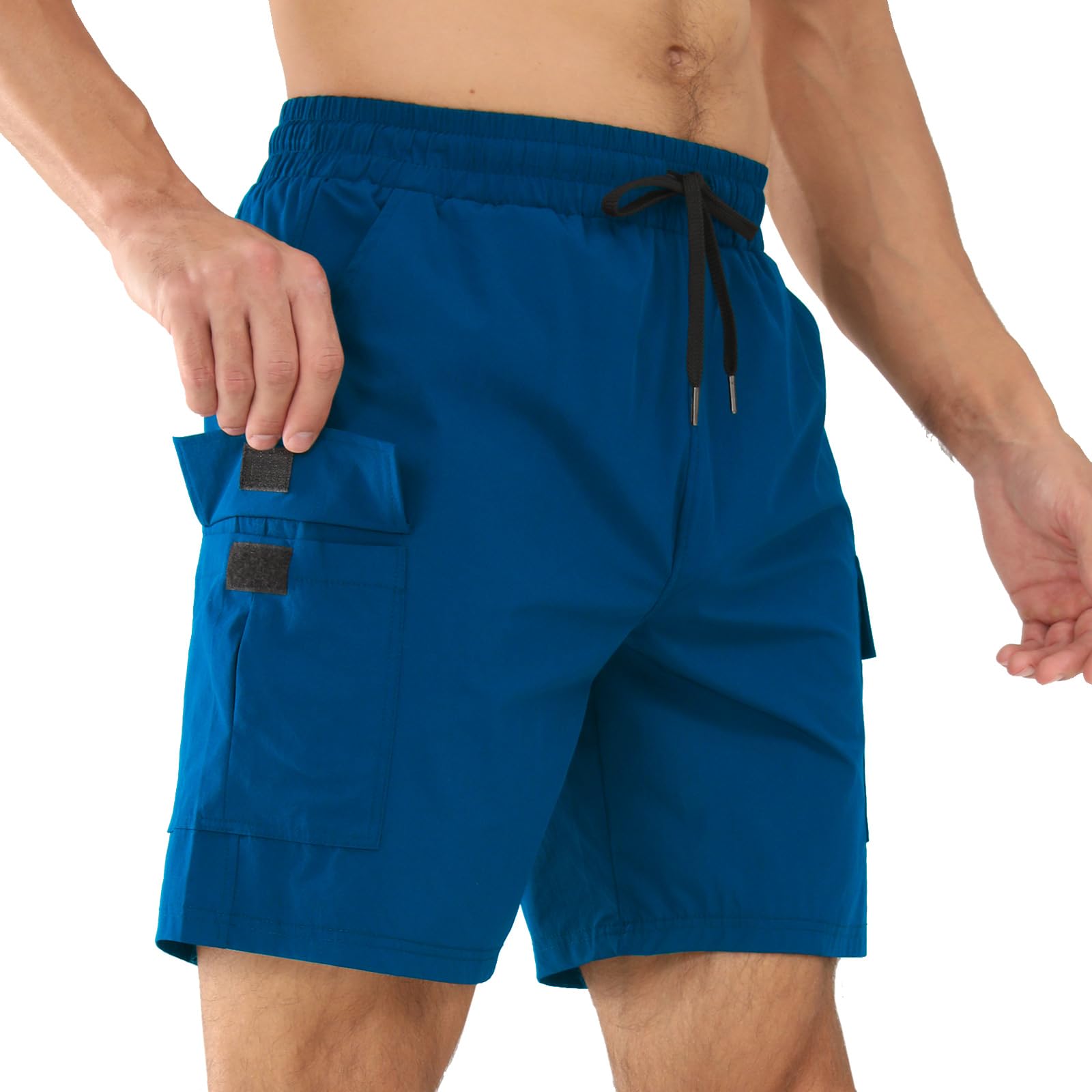 Superora Men's Cargo Hiking Shorts Breathable Quick Dry Classic Relaxed Fit Stre