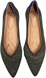 Ballerine da Donna a Punta in Maglia Ballerine Slip On Scarpe Eleganti in Maglia Ballerine Eleganti e Comode Punta Scarpe Basse da Donna