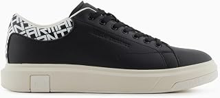 Armani Exchange Men's Actionleather,sidelogo,laceupSneaker
