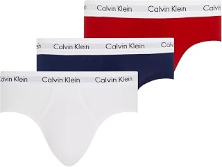 Calvin Klein Men's Pack of 3 Underpants Hip Briefs Underwear