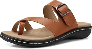 SHIBEVER Flip Flops for Women Sandals: Slip On Dress Comfort Summer Sandal