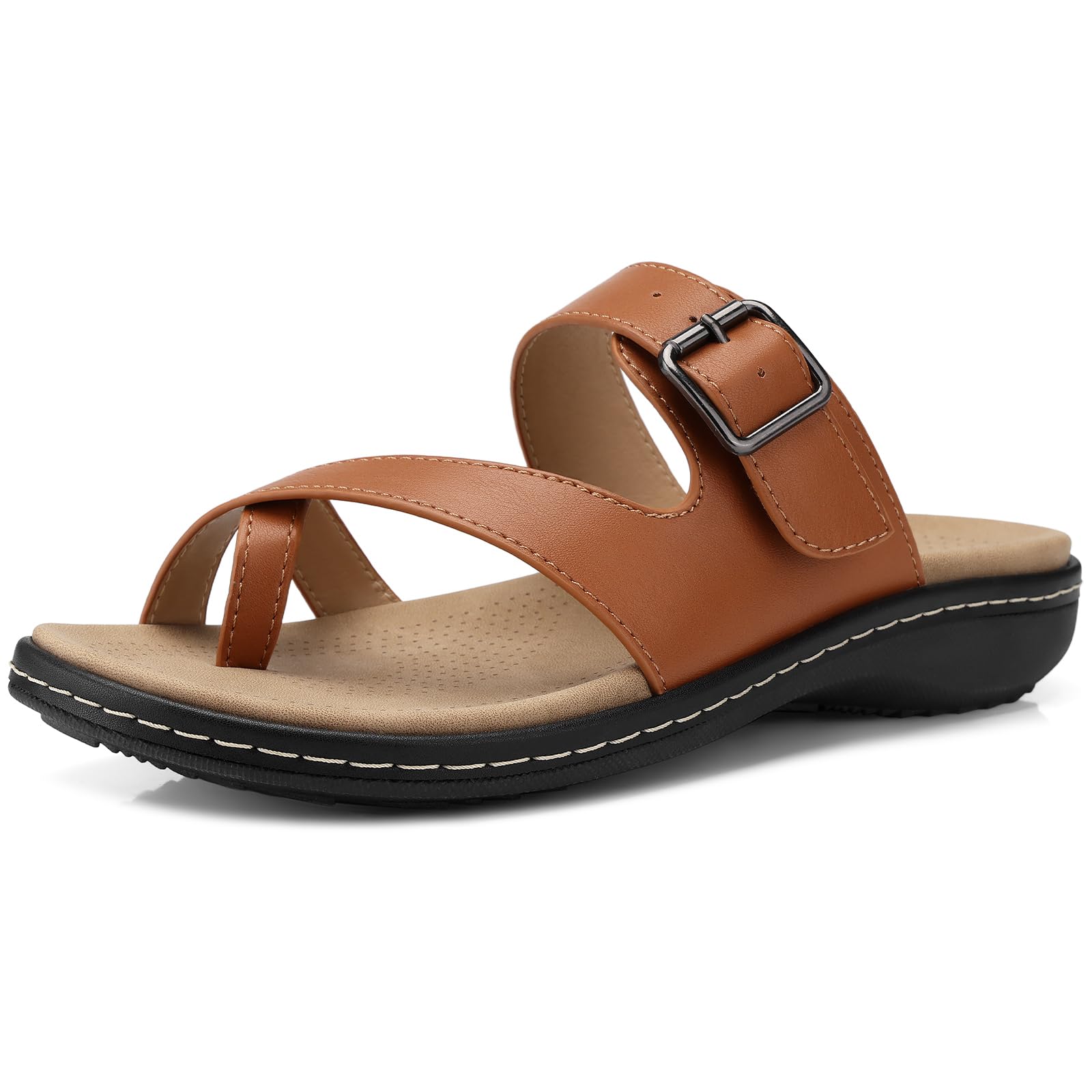 SHIBEVER Flip Flops for Women Sandals: Slip On Dress Comfort Summer Sandal