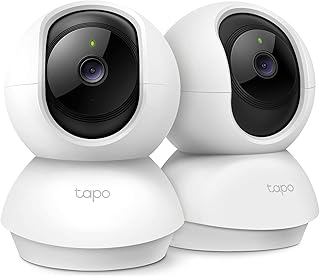 Tapo 2K Pan Tilt Security Camera for Baby Monitor, Dog Camera, C210P2 | Motion Detection, 2-Way Audio Siren, Night Vision, Cloud &SD Card Storage, Works with Alexa & Google Home