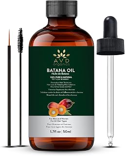 AVD ORGANICS Batana Oil for Hair | 100% Pure & Natural batana oil Hair Skin moisturizer Eyebrows | Ideal for Men & Women | 1.7fl.Oz