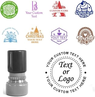 Personalized Logo Stamp, Monogram, Custom Business Stamp, Custom Signature Name