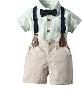 Volunboy Baby Boy Summer Beach Formal Wedding Gentleman Dress Clothes