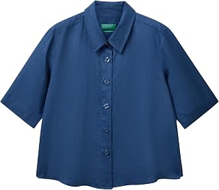 United Colors of Benetton Women's Camicia 5bml5qb75 Blouse (Pack of 1)