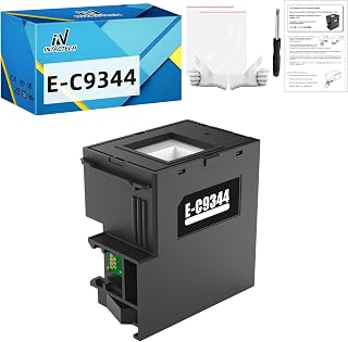 INTACTECH C9344 Maintenance Box Compatible with Epson ET-2840 ET-4810 XP-4100 XP-4205 WF-2850 WF-2950, Smart Chip, Waste Ink Tank Replacement, 1-Pack