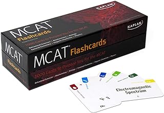 MCAT Flashcards: 1000 Cards to Prepare You for the MCAT (Kaplan Test Prep)