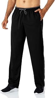 Butrends Men's Joggers Sweatpants Lightweight Running Trousers with Zip Pockets Elasticated Waist Sports Pants Open Bottoms Tracksuit