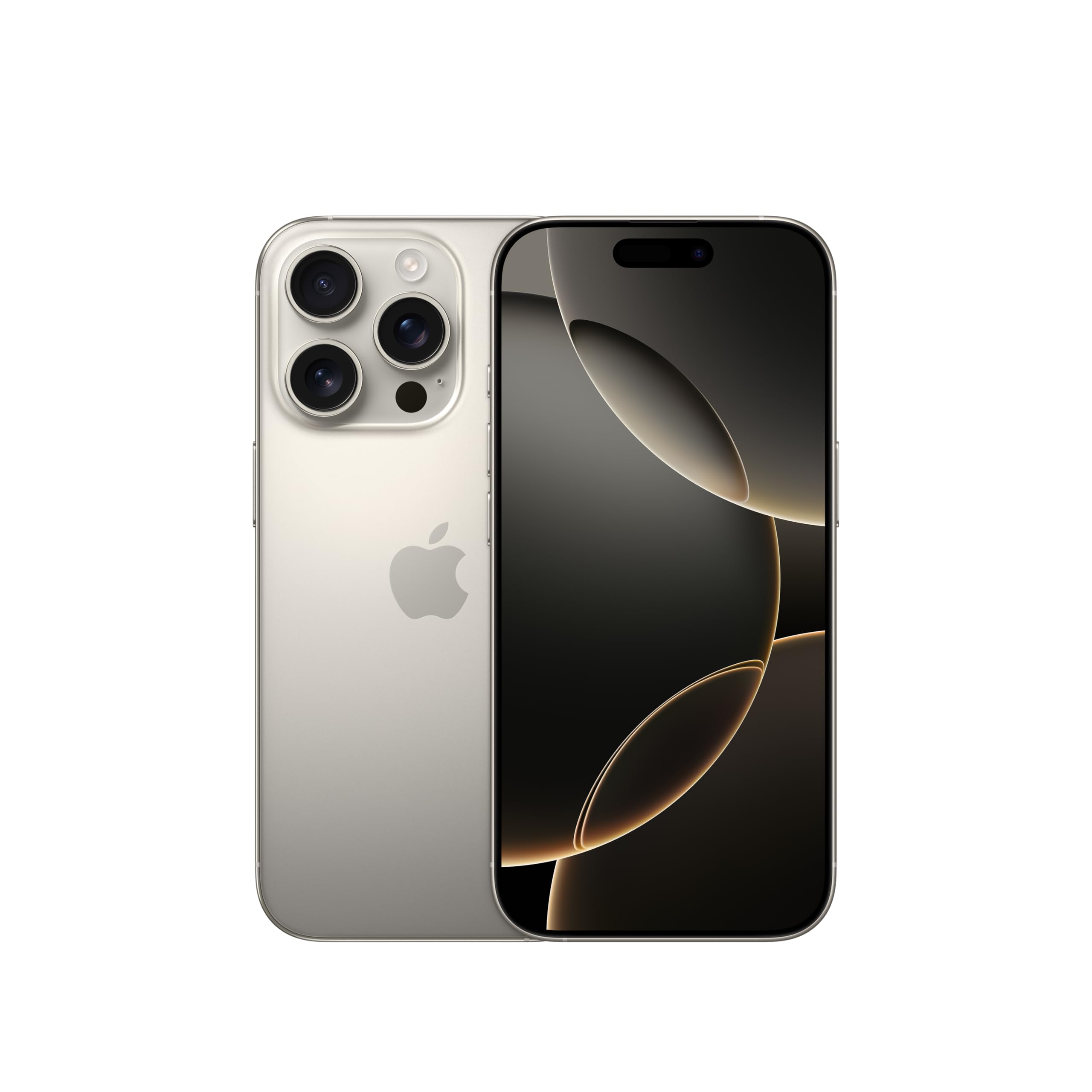 Apple iPhone 16 Pro, 128GB, Titanium White (Renewed)