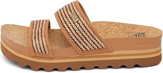 Reef Women's Sandals Cushion Bounce Vista HI - Platform Sandals for Women with Cork Footbed