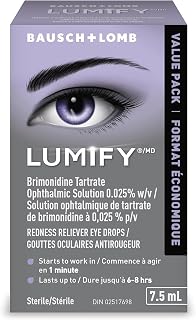 LUMIFY Redness Reliever Eye Drops, Whiter & Brighter looking eyes, 7.5 ml | significantly reduces redness, works in 1 minute & lasts up to 6- 8 hours, developed by eye doctors