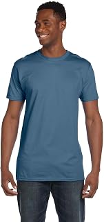 Hanes Camiseta Nano-T para hombre, azul Denim, S